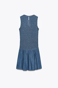 SMOCKED SHORT DRESS