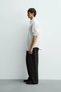 REGULAR FIT TEXTURED SHIRT