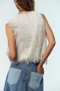 FRINGED CROP TOP