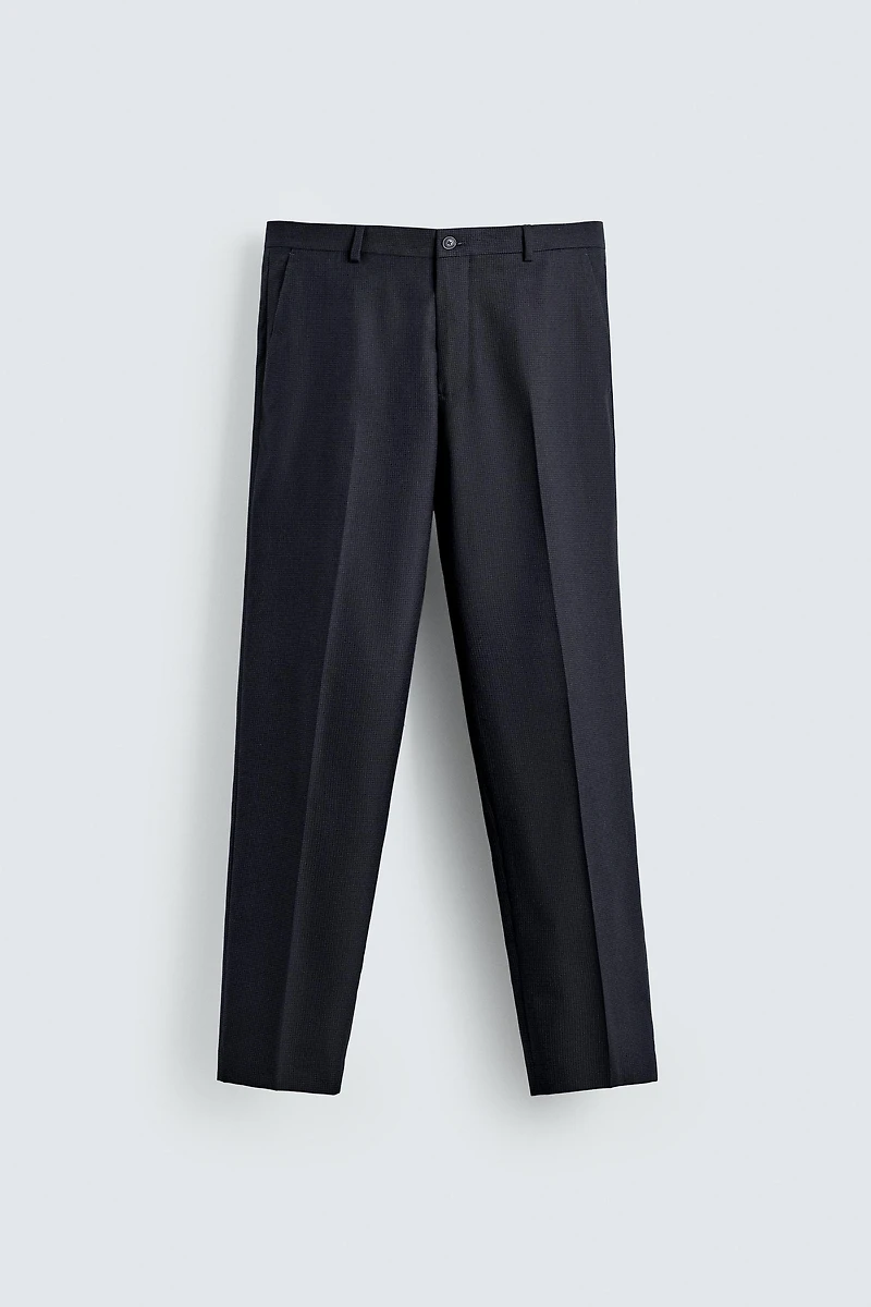 HOUNDSTOOTH SUIT PANTS