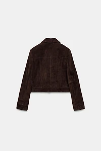 100% SUEDE LEATHER JACKET