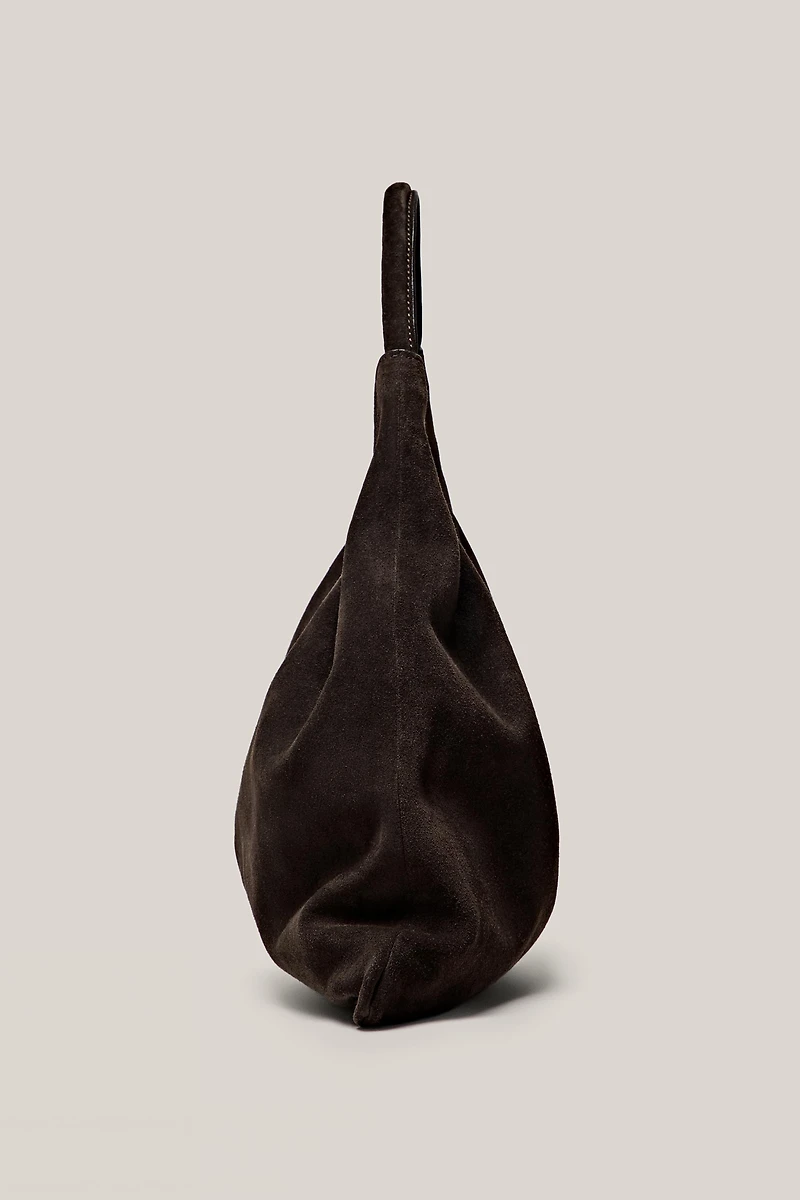 Medium split leather shopper bag - LIMITED EDITION