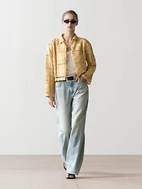 Cutwork crochet cardigan