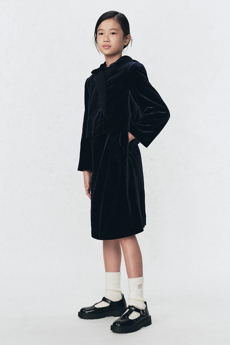 VELVET DRESS SOSHIOTSUKI x ZARA