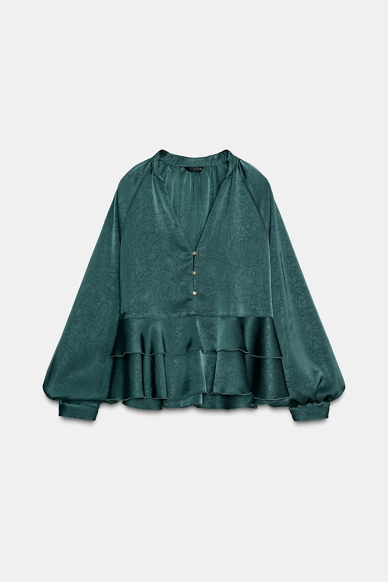 RUFFLED BLOUSE