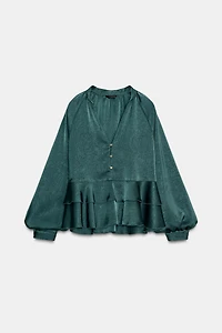 RUFFLED BLOUSE