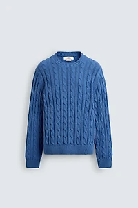 CABLE KNIT SWEATER