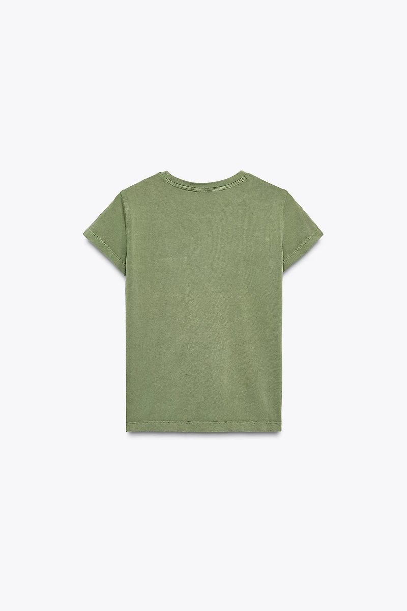 WASHED POCKET T-SHIRT