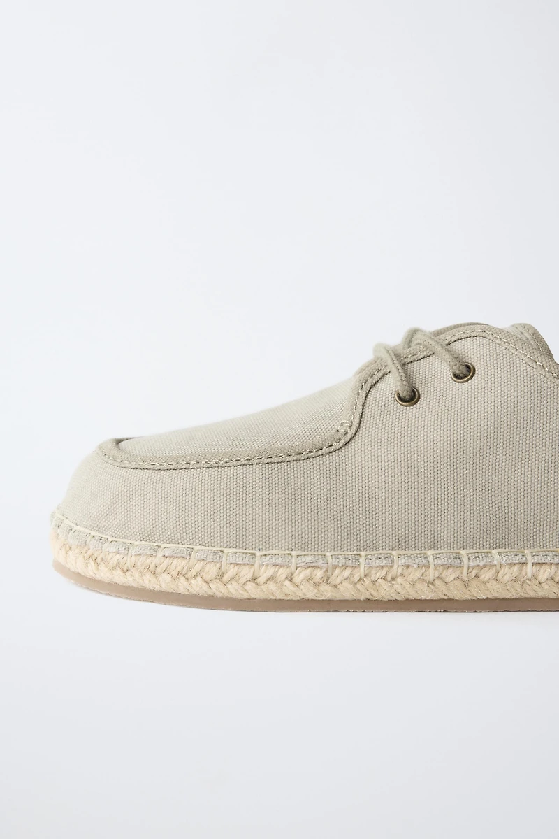 LIMITED EDITION LACE-UP ESPADRILLES
