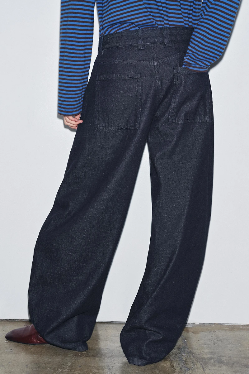 ZW COLLECTION MID-RISE BALLOON JEANS