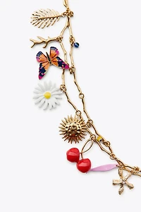 METAL CHARM BELT
