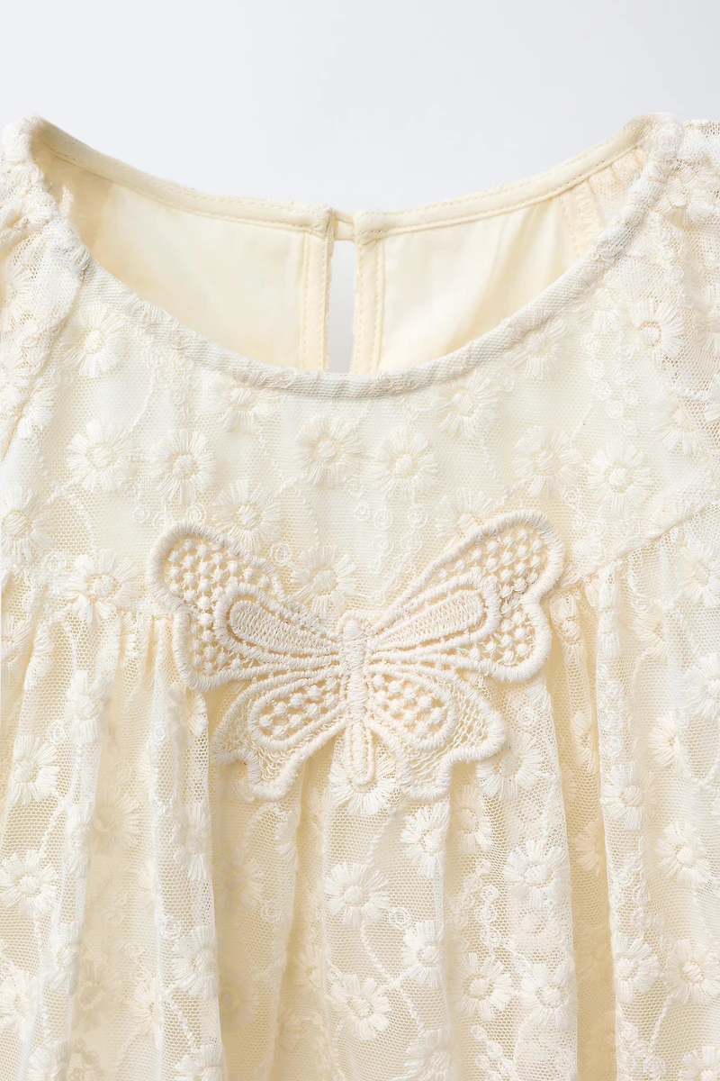 BUTTERFLY TULLE DRESS