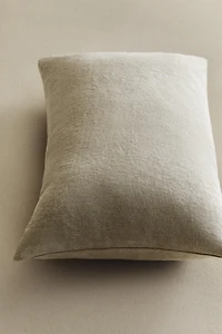 HOUSSE DE COUSSIN LIN EFFET DÉLAVÉ