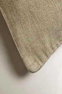 PLAIN LINEN THROW PILLOW COVER