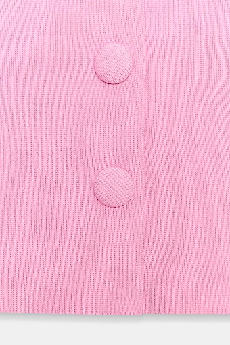 COVERED BUTTON CARDIGAN