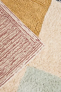 CHILDREN'S COTTON PATCHWORK AREA RUG