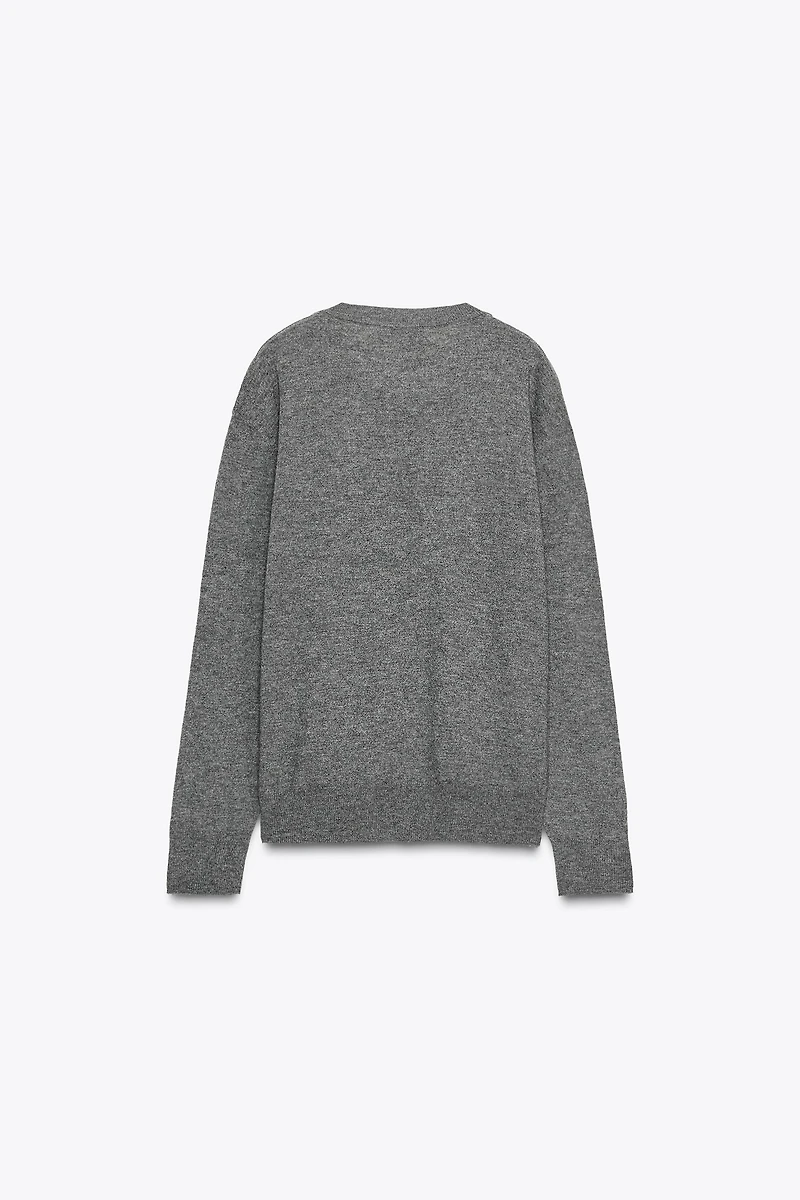 EXTRA SOFT 100% WOOL KNIT SWEATER