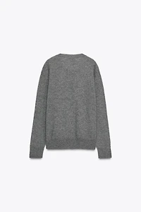 EXTRA SOFT 100% WOOL KNIT SWEATER