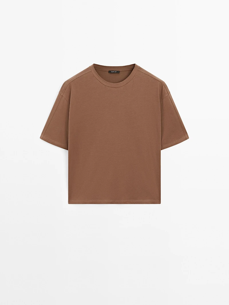 Oversize t-shirt with seam detail