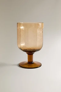 VERRE À PIED MARTELÉ
