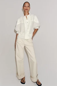 ROMANTIC COTTON SHIRT ZW COLLECTION