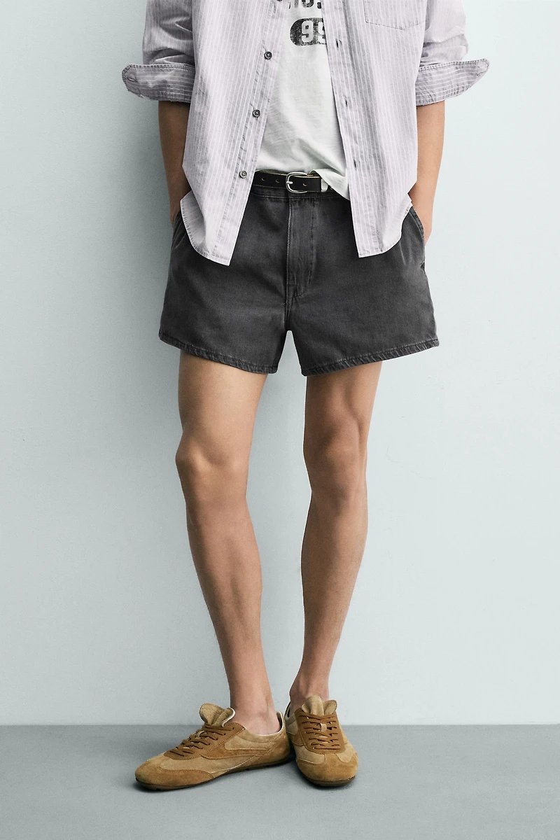 DENIM MINI SHORTS