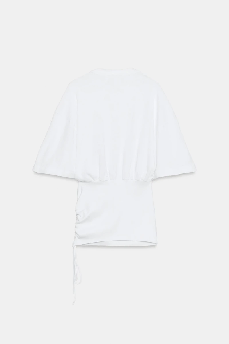 TOP FLAMÉ AVEC CEINTURE