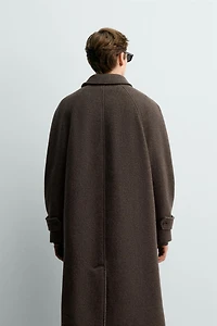 MANTEAU CROISÉ MÉLANGE LAINE MANTECO® AARON LEVINE X ZARA