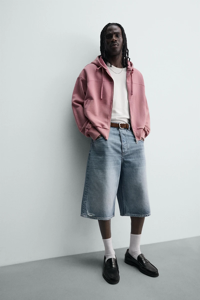 BAGGY FIT DENIM SHORTS