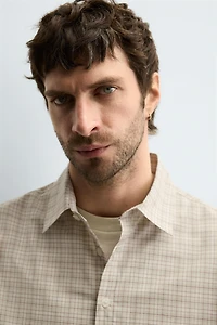 PLAID POLO SHIRT
