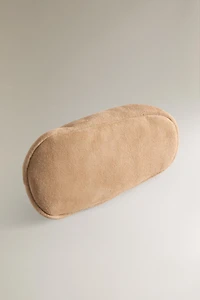 GATHERED LEATHER BALLERINA BOOTIES