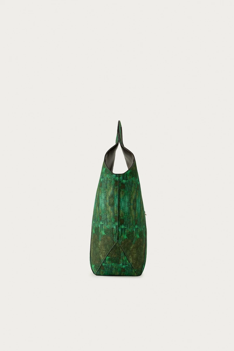 MARISA BERENSON X ZARA PRINTED MAXI SHOPPER