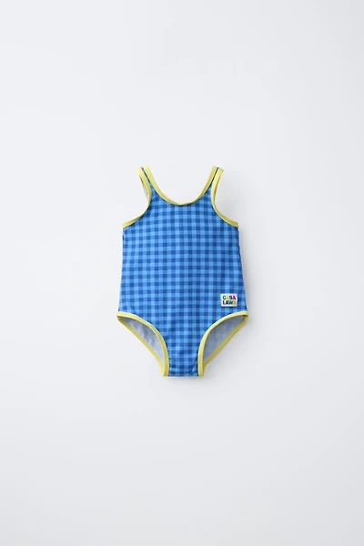 2-6 ANS/ MAILLOT DE BAIN À CARREAUX CASA LAWA X ZARA KIDS