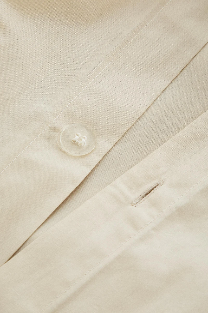 PERCALE FITTED SHEET | 15.7" THICK (200 THREAD COUNT)