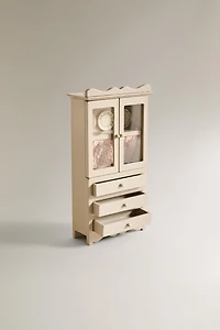 CHILDREN'S DOLLHOUSE CHRISTMAS LIVING ROOM TOY SET