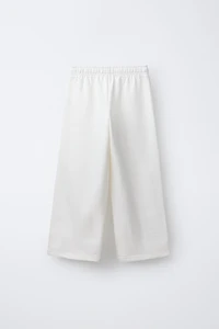 WIDE LEG VARSITY JOGGING PANTS