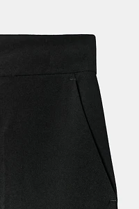 HIGH-WAISTED WIDE-LEG TROUSERS