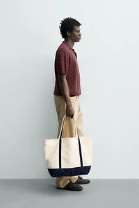 POLO EN MAILLE JACQUARD À RAYURES