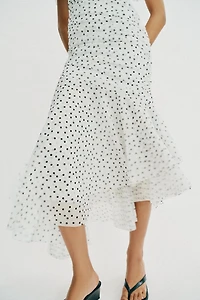 POLKA DOT MIDI DRESS
