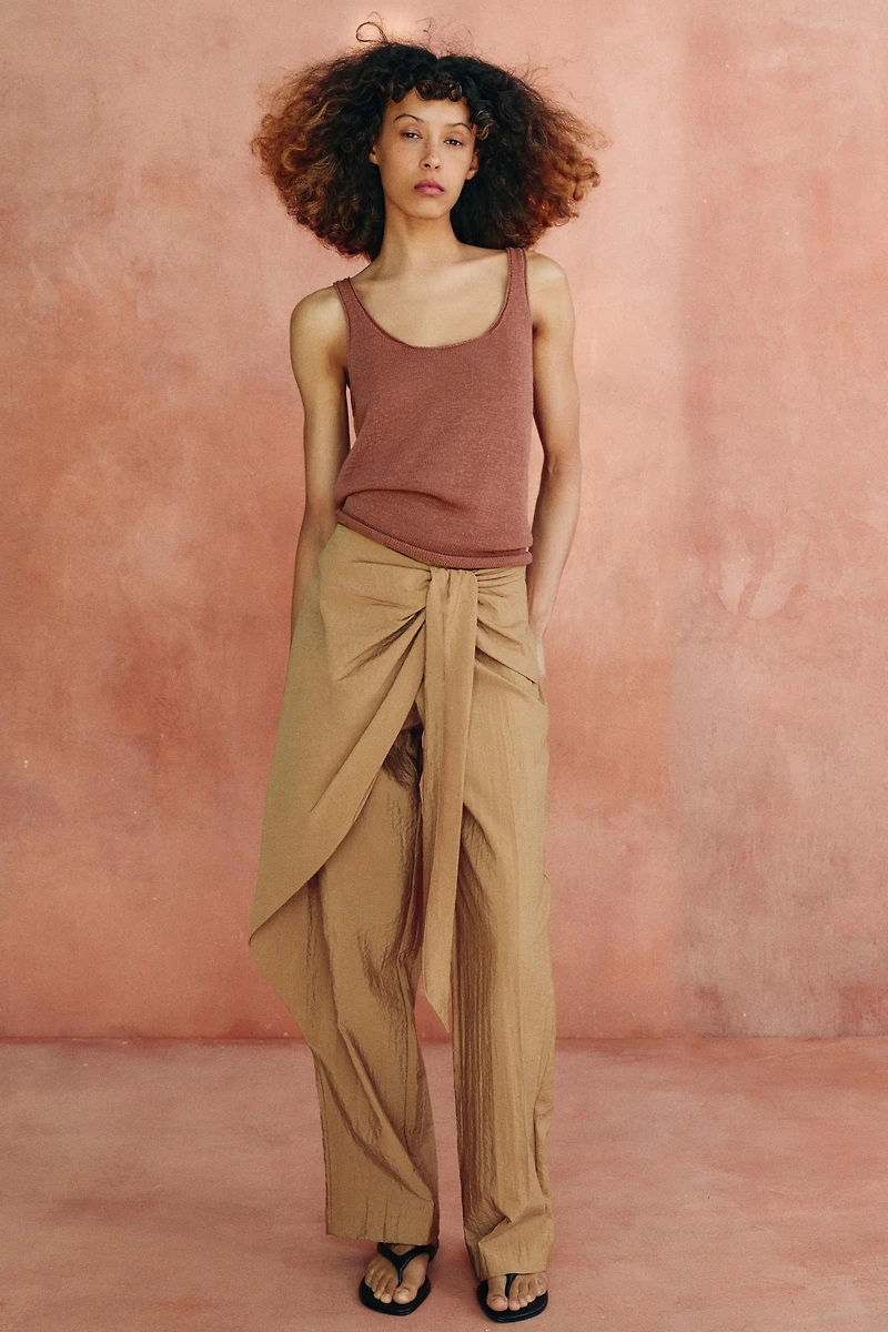PANTALON DROIT PARÉO