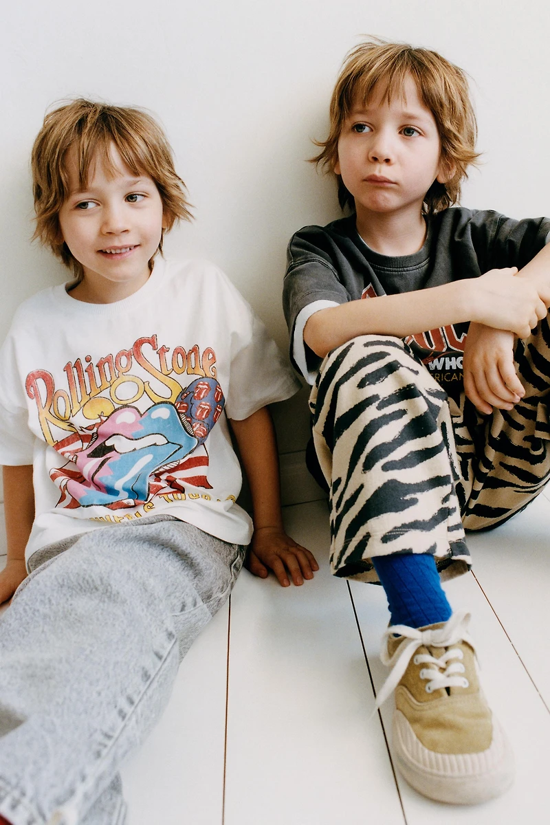 T-SHIRT IMPRIMÉ ROLLING STONES