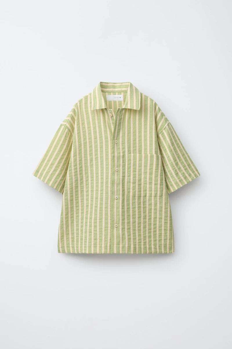 STRIPED POCKET SHIRT