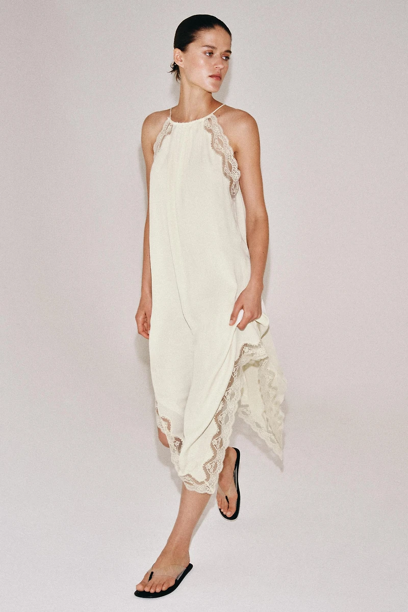 ZW COLLECTION COMBINATION LACE DRESS