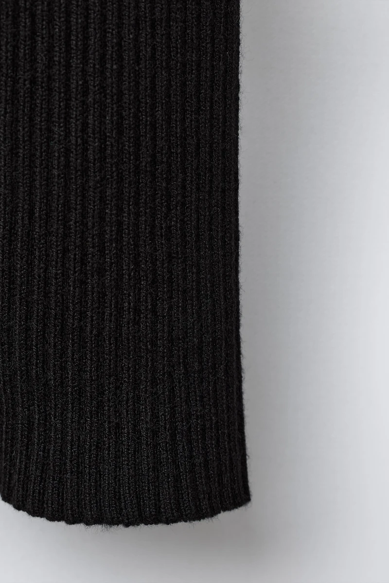 RIBBED KNIT LEGGINGS