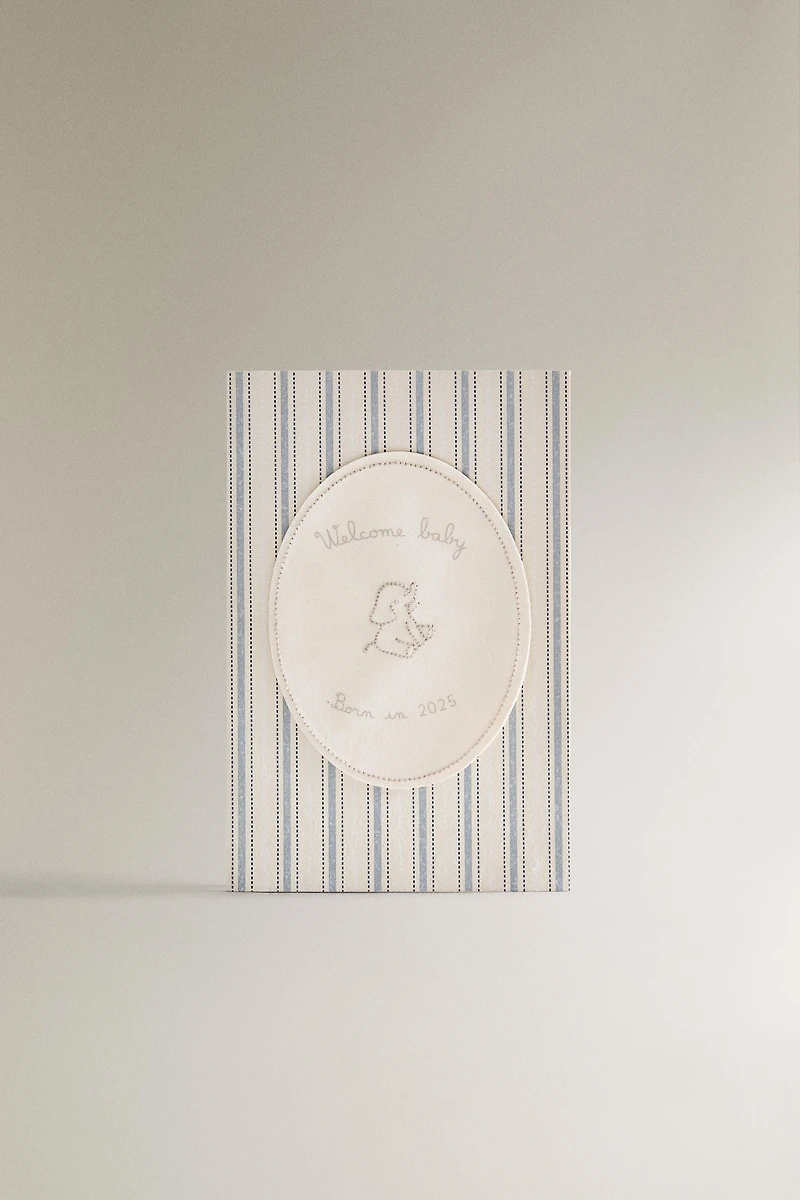 ELEPHANTS BABY GREETING CARD
