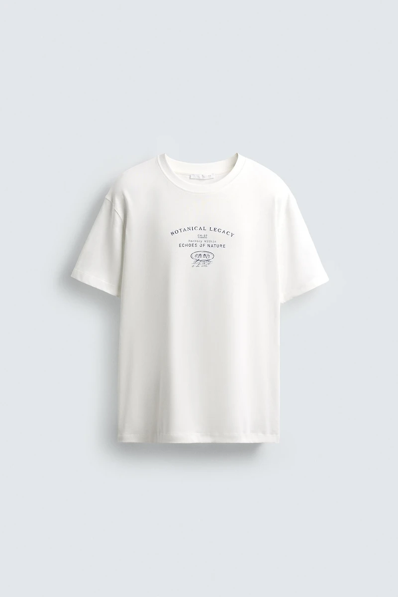 T-SHIRT À INSCRIPTION IMPRIMÉE