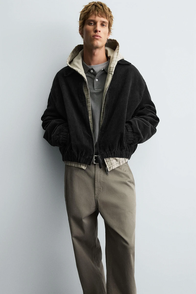 RELAXED FIT CORDUROY JACKET