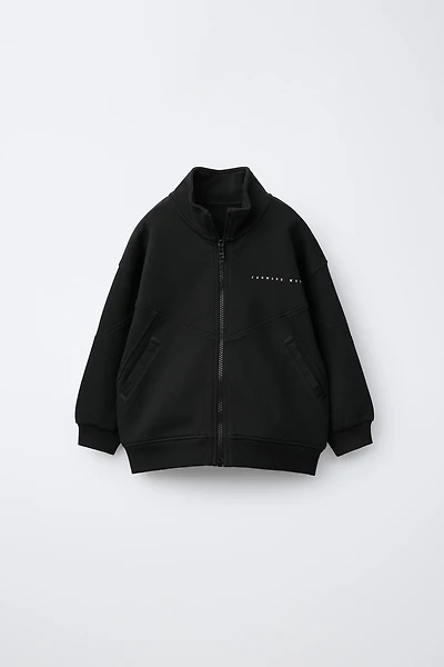 INTERLOCK ZIP SWEATSHIRT