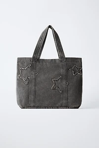 SHOPPER DENIM ÉTOILES