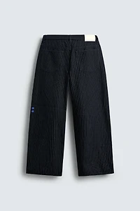 CHAMPION ® X ZARA STRIPED BAGGY FIT JEANS